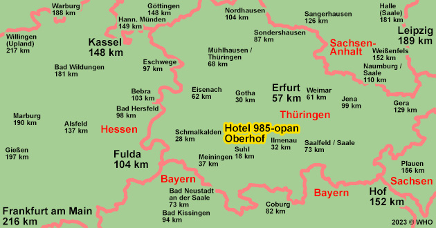 Urlaub ber Pfingsten im Thringer Wald, Pfingsturlaub im Wintersportort Oberhof am Rennsteig zwischen Zella-Mehlis, Ohrdruf, Suhl, Schmalkalden, Gotha, Meiningen, Bad Langensalza, Erfurt, Eisenach und Weimar